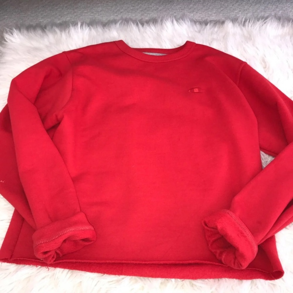 Cropped champion sweatshirt
